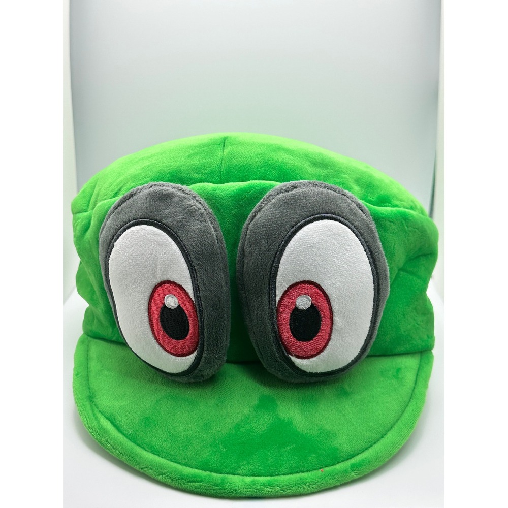 Super Mario Odyssey Cappy Plush Hat Green Cosplay Costume Accessory